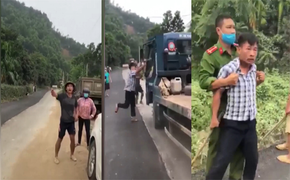 Nhóm côn đồ đập phá ô tô, đánh người trước mặt công an ở Hòa Bình: Khởi tố vụ án