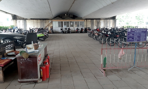 Lắp camera giám sát bãi xe dưới gầm cầu Hà Nội 