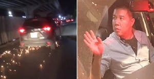 Tài xế người Đài Loan gây tai nạn rồi bỏ chạy tóe lửa vi phạm nồng độ cồn