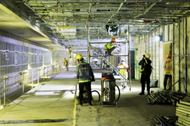 Không khí lao động trên công trường metro Bến Thành - Suối Tiên 