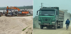 Trạm trộn bê tông trái phép mọc lên như nấm, tàn phá môi trường sông Đuống