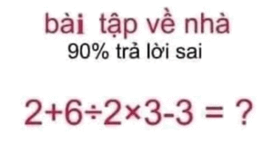 Bài toán cộng trừ đơn giản nhưng khiến nhiều người tranh cãi
