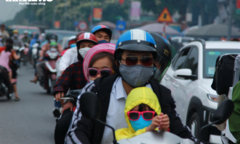 Vạn người ùn ùn về quê nghỉ lễ, quốc lộ 1A ùn ứ