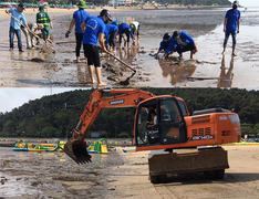 Rác thải 'bức tử' bãi tắm dịp 30/4-1/5: Đồ Sơn huy động lực lượng thu gom