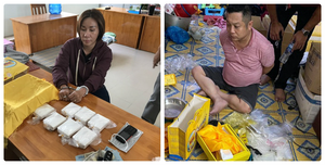 Bắt 4 đối tượng mua bán 3,5 bánh heroin giữa lòng TP.HCM