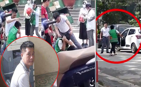 Tài xế GrabCar đánh túi bụi GrabBike sau mâu thuẫn giao thông: Công an vào cuộc