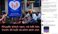 Khuyến khích kết hôn trước 30 tuổi: Dân mạng tranh luận tếu táo