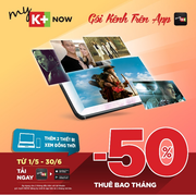 K+ chào hè bằng ưu đãi 50% cho thuê bao myK+ NOW