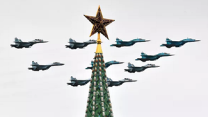 Ảnh: Hàng loạt máy bay chiến đấu tối tân trong lễ duyệt binh Ngày Chiến thắng