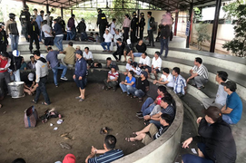 Công an đột kích sới đá gà ăn tiền 'khủng' ở Bắc Giang