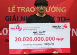 Lãnh đạo Vietlott: 'Người trúng 20 tỷ đồng là sinh viên'