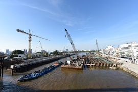 Cận cảnh siêu dự án chống ngập 10.000 tỷ đồng ở TP.HCM liên tục lùi tiến độ