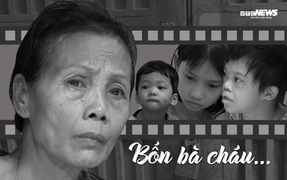 Cụ bà rửa bát thuê nuôi 3 cháu nhỏ giữa Thủ đô khiến nhiều người thương cảm