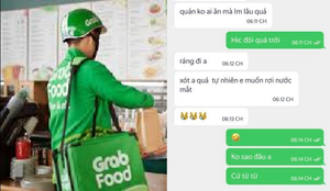 Bật cười với anh shipper sợ khách đói, 'thương đến suýt khóc'