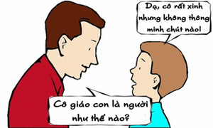 Cô giáo xinh nhưng kém thông minh