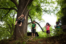 Trường học tại Mỹ được hoạt động trong rừng mùa COVID-19