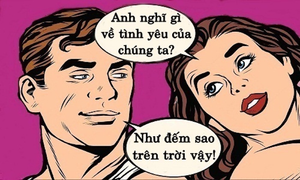 Tình yêu như đếm sao trên trời