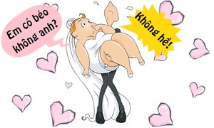 Chồng cố tăng cân để chiều vợ