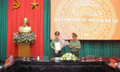 Giám đốc Công an tỉnh Thái Bình được thăng hàm đại tá