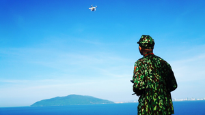 Biên phòng Đà Nẵng dùng flycam truy bắt tên giết người trốn trại Triệu Quân Sự