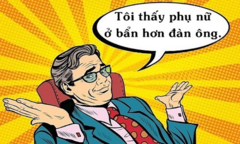 Bằng chứng phụ nữ ở bẩn hơn đàn ông