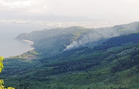 2 điểm cháy rừng bất thường tại khu vực Triệu Quân Sự lẩn trốn