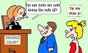 Chồng ngáy là tại mẹ