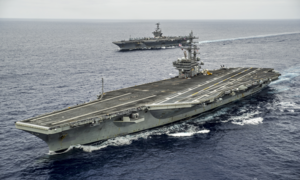 Phục hồi sau COVID-19, 2 tàu sân bay Mỹ đến Thái Bình Dương 