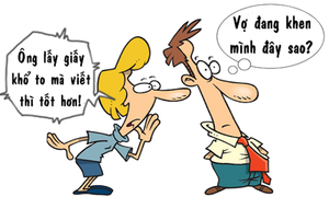 Vợ chu đáo khiến nhà văn đau lòng 