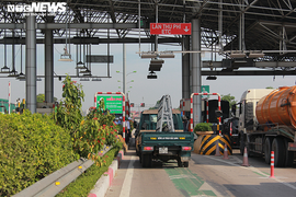 Thu phí không dừng trên cao tốc Pháp Vân-Ninh Bình: Nhắc nhở xe chưa dán thẻ ETC