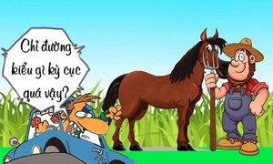 Tức muốn chết với cách chỉ đường của bác nông dân