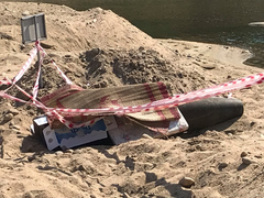 Kích nổ quả bom nặng 120kg còn nguyên vỏ