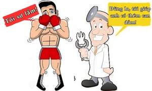 Dũng khí nhổ răng của võ sĩ quyền Anh