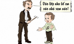 Học trò đàng hoàng khiến thầy đứng tim