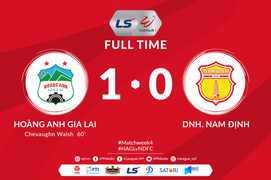 HAGL thắng Nam Định, tạm thoát nhóm cầm đèn đỏ 