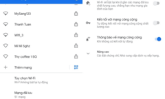 Cách tắt tính năng bật Wi-Fi tự động trên điện thoại Android