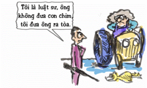 Con vịt khiến luật sư chịu nhục