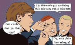 Được tâng bốc, chàng trai gặp họa