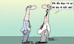 Đòi nợ bằng nhật ký cắp nách