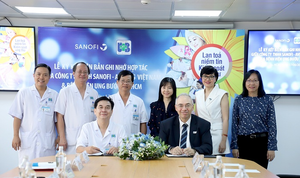 Bệnh viện Ung Bướu TP.HCM ký kết hợp tác với Công ty Sanofi-Aventis Việt Nam
