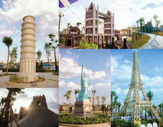 Kỳ quan khắp thế giới được tái hiện tại Công viên Năm Châu – Nghệ An