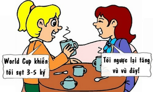 Vì sao vợ tăng cân mùa bóng đá?