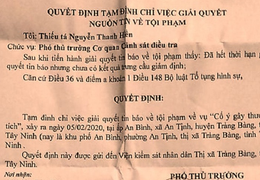 Tạm đình chỉ giải quyết vụ chồng bị tố bạo hành, ép vợ quan hệ tình dục
