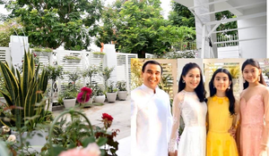 Biệt thự ngập sắc xanh của MC Quyền Linh