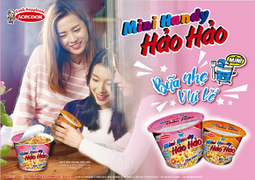 Acecook Việt Nam ra mắt dòng sản phẩm mới mỳ ly mini ăn liền Handy Hảo Hảo