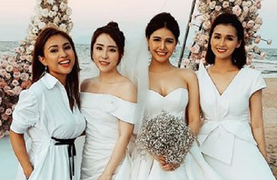 Ảnh đẹp lễ cưới của sao phim 'Ghét thì yêu thôi' và chồng đại gia