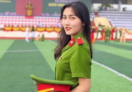 Ảnh: Nữ thủ khoa xinh đẹp của Học viện Cảnh sát nhân dân