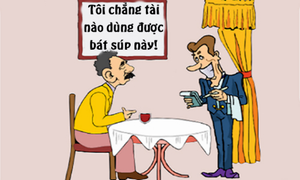 Phục vụ choáng trước yêu cầu đơn giản của thực khách