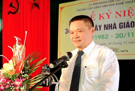 Nguyên PCT Nam Định Bạch Ngọc Chiến chuyển sang làm việc cho công ty tư nhân