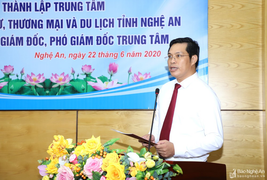 Nghệ An bổ nhiệm tân Giám đốc Trung tâm Xúc tiến Đầu tư, Thương mại và Du lịch